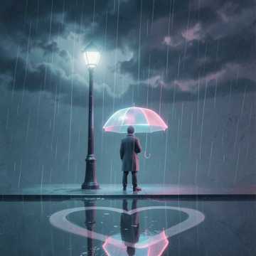 整座城市淋着雨