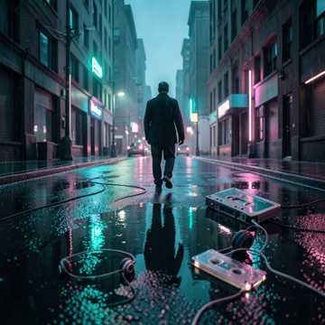摇晃的霓虹