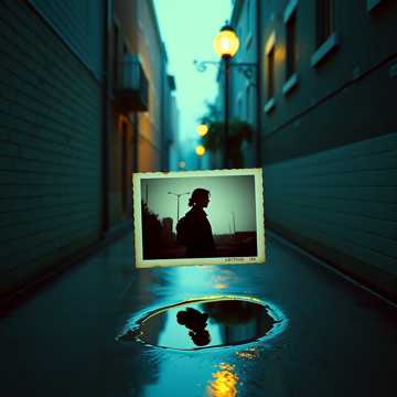 雨中诺言画同心