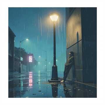 蓝调晚风载疲意-版本2