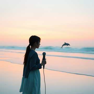 海豚搁浅的沙滩