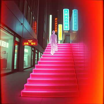 霓虹台阶