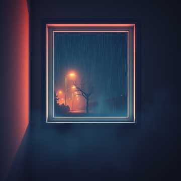 烟雨未眠的窗