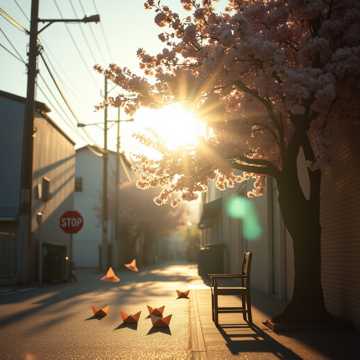 晚风伴我笑