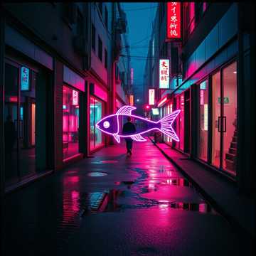 霓虹鱼的影子