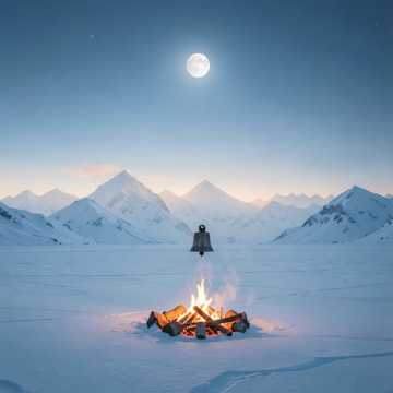 雪山下的驼铃