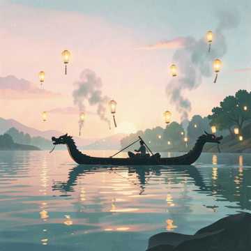 艾草煮夕阳-版本2