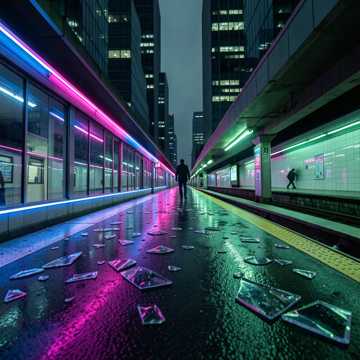 霓虹碎拍