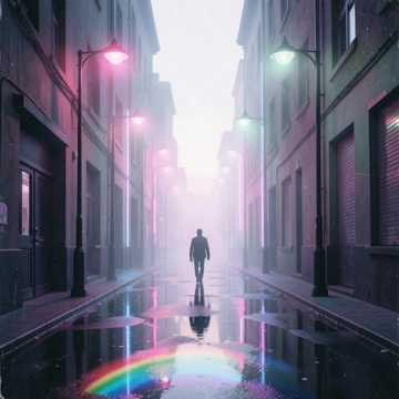 霓虹孤影