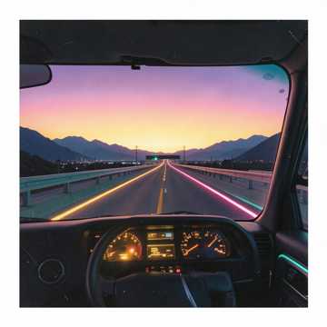 Sundown on the Wheel