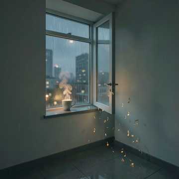 雨声做的被