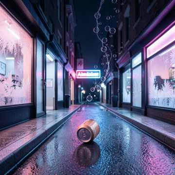 蜜桃汽水的空罐