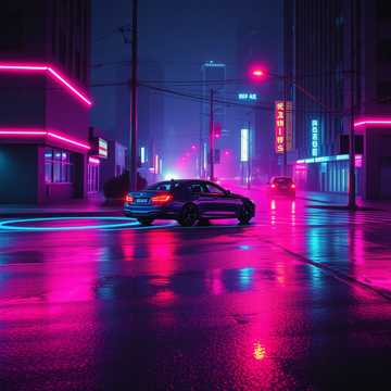 霓虹甩尾道