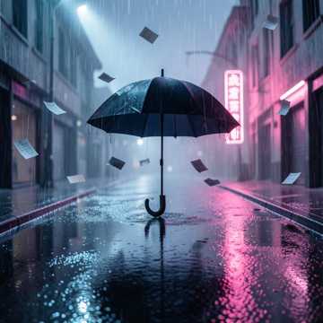 残信浸透雨声碎