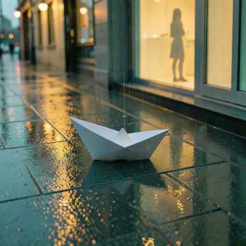 Paper Boat on the St