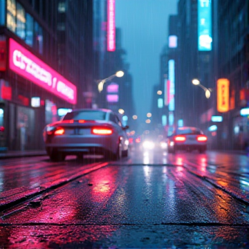 Neon Pulse Transit