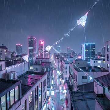 Midnight Kite Parade