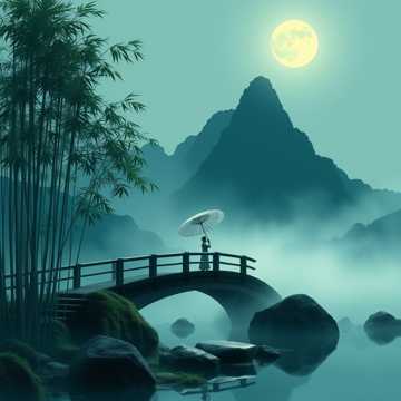 墨染春山空