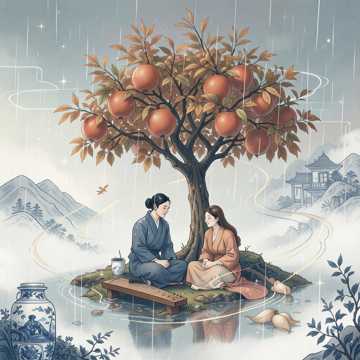 柿子树