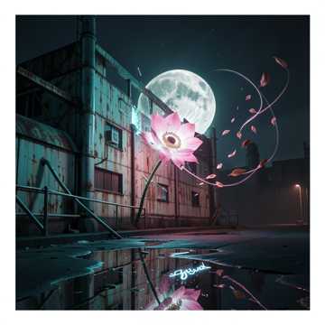碎月金属花