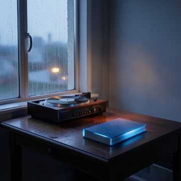 雨夜书房