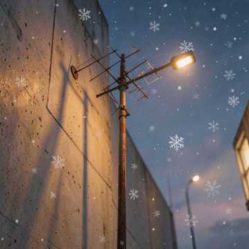 天线听雪