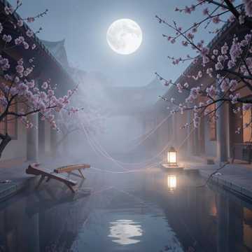 月照梨花