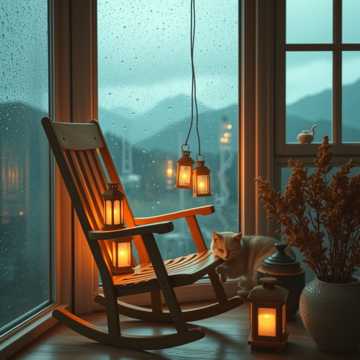 摇椅听雨