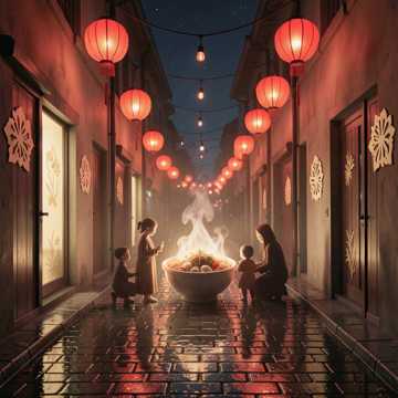 灯笼海 暖光映笑颜