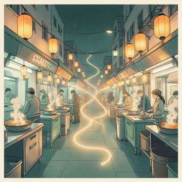 油锅下的丝线
