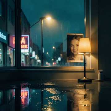 雨声未眠的窗台