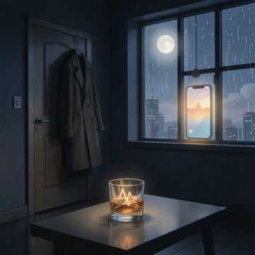 空酒杯在响