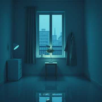 空房间的雨声