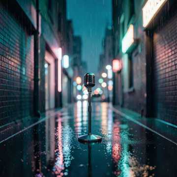 雨声里面