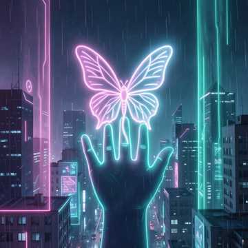 掌心蝴蝶