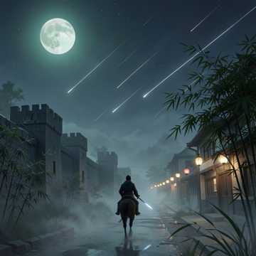 月影踏山河