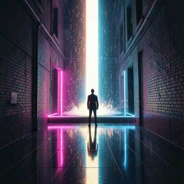 霓虹刺破夜幕-版本2
