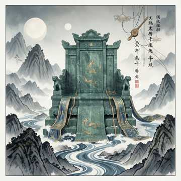 章服织就江山册