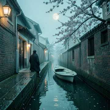 春雪未归人