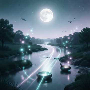 夜空流星