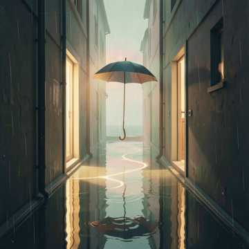 纸伞下的你