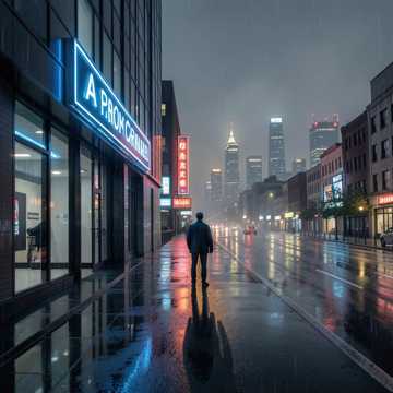 写字楼最后一盏灯