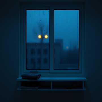 雨碎落地窗