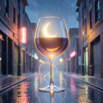 斟满星光的酒杯