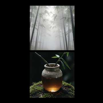 竹里温酒待月来