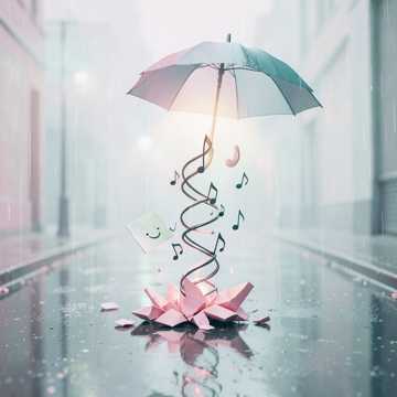 信笺在雨里跳圆舞曲