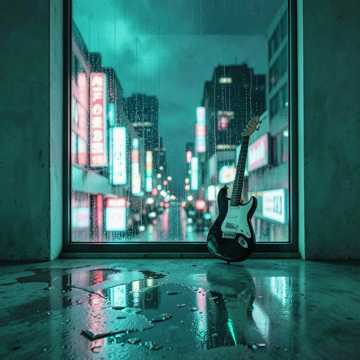 玻璃上的雨滴
