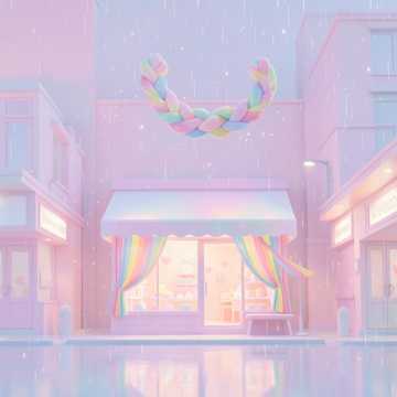 糖果雨做的麻花辫
