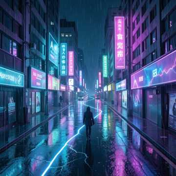 《赛博月光》