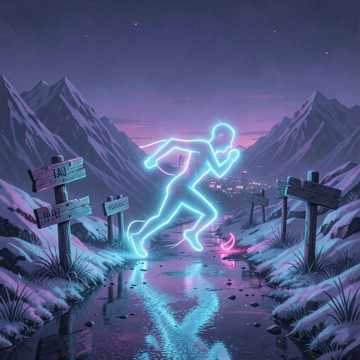 Echoes on the mountain path